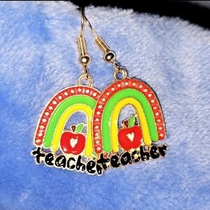 Colorful Teacher Earrings